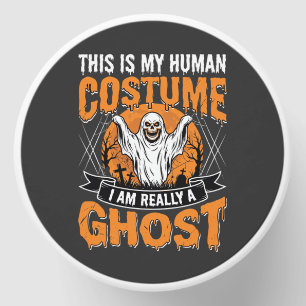 Funny Halloween Ghost Human Costume Vintage Mini Candle Favors