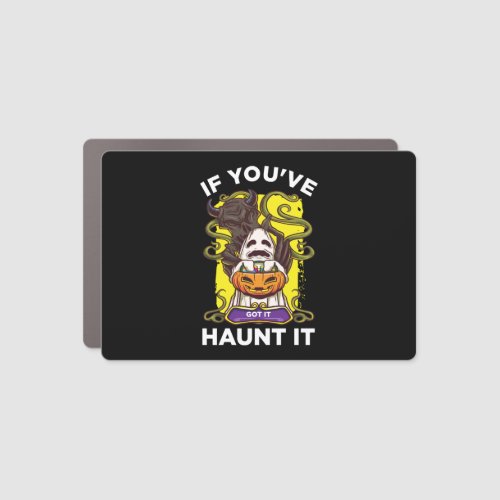 Funny Halloween Gift for a Halloween Party Car Magnet