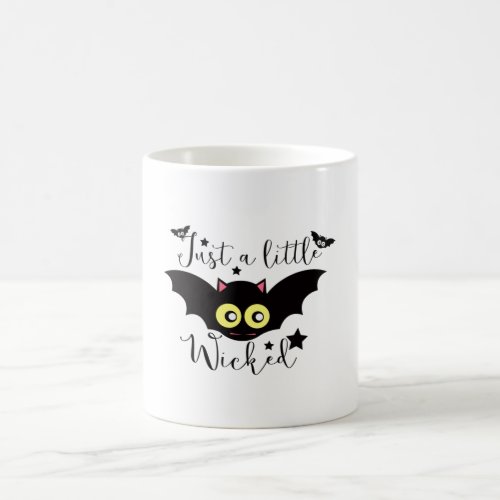 Funny Halloween Gifts _ Just a Little Wicked Coffee Mug