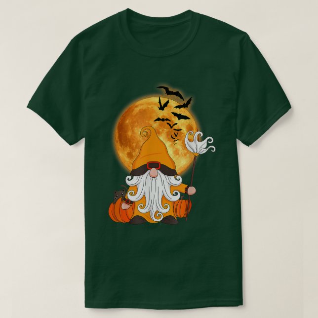 Funny Halloween Gnome Cute Gnome Halloween Costume T-Shirt (Design Front)