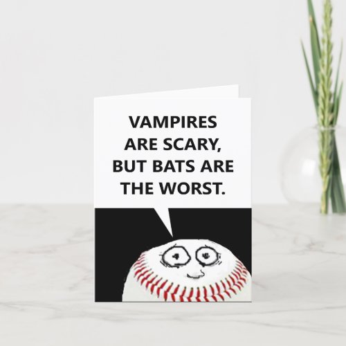 Funny Halloween Greeting Holiday Card