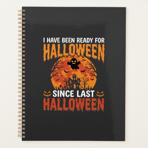Funny Halloween Haunted House Ghost Moon Design Planner
