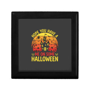 Funny Halloween Haunted House Me On Some Design Gift Box