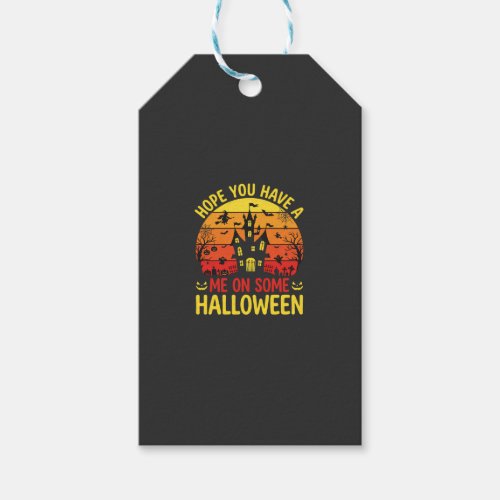 Funny Halloween Haunted House Me On Some Design Gift Tags