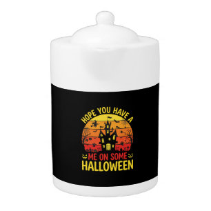 Funny Halloween Haunted House Me On Some Design Teapot