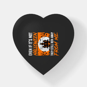 Funny Halloween Haunted House Quote Graphic Paperweight