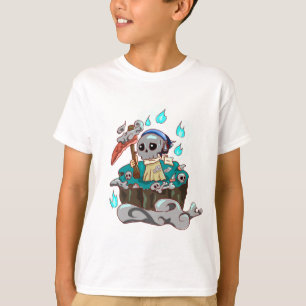 Funny Halloween Headphone T-Shirt