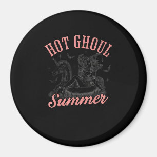 Funny Halloween Hot Ghoul Summer Summerween Magnet