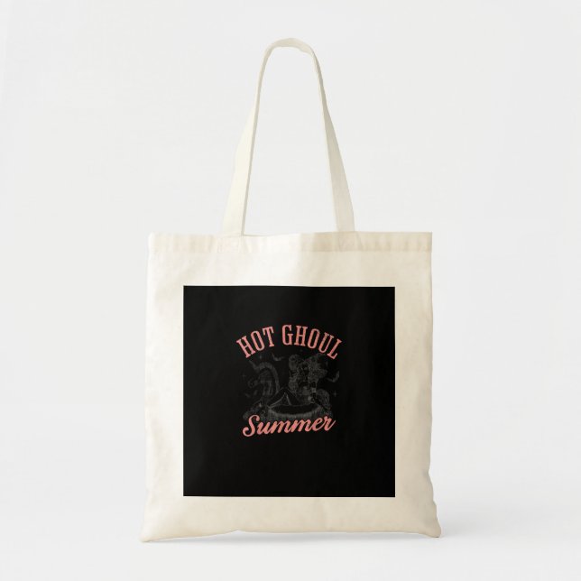  Funny Halloween Hot Ghoul Summer Summerween Tote Bag (Front)