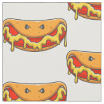 funny halloween hotdog monster spooky  fabric