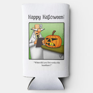 Funny Halloween Humor Can Cooler Gift