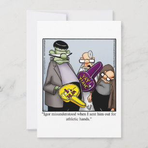 Funny Halloween Humor Greeting Card