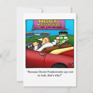 Funny Halloween Humor Greeting Card