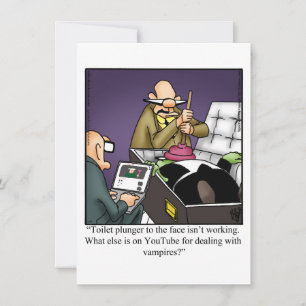 Funny Halloween Humor Greeting Card