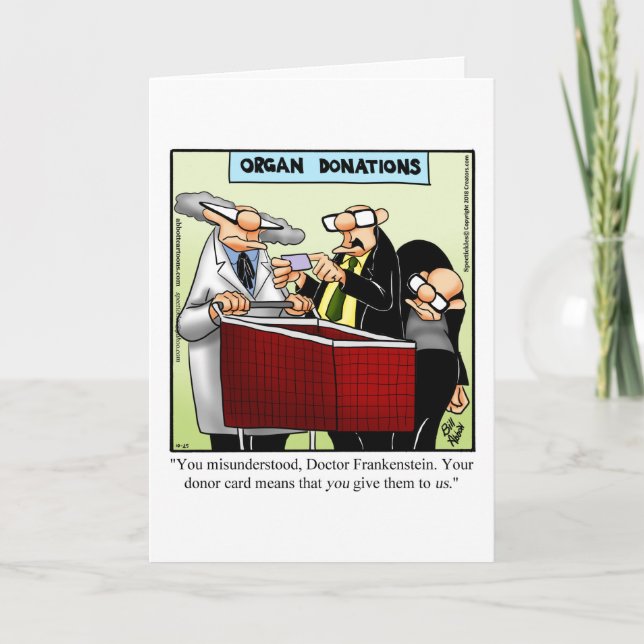 Funny Halloween Humor Greeting Card  (Front)