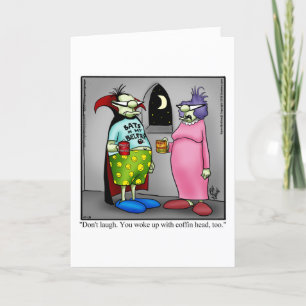 Funny Halloween Humor Greeting Card