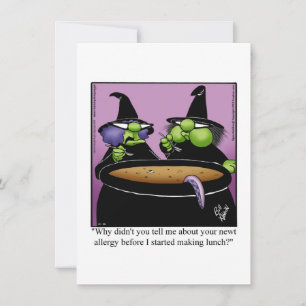 Funny Halloween Humor Greeting Card