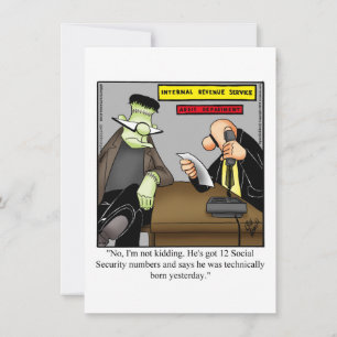 Funny Halloween Humor Greeting Card