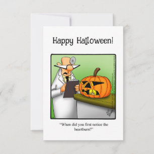 Funny Halloween Humor Greeting Card