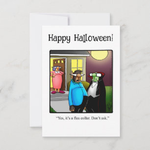 Funny Halloween Humor Greeting Card
