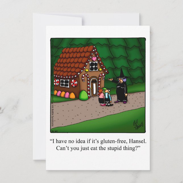 Funny Halloween Humor Greeting Card  (Front)