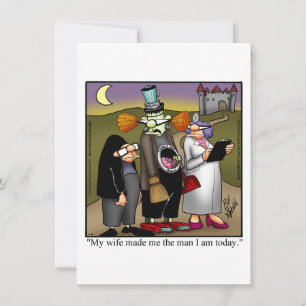 Funny Halloween Humor Greeting Card