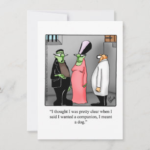 Funny Halloween Humor Greeting Card