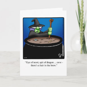 Funny Halloween Humor Greeting Card