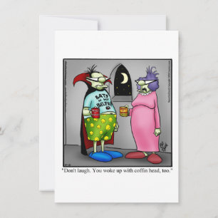 Funny Halloween Humor Greeting Card