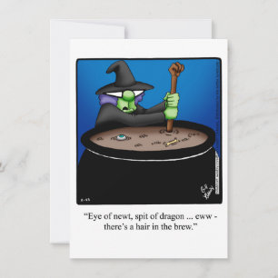 Funny Halloween Humor Greeting Card