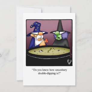 Funny Halloween Humor Greeting Card