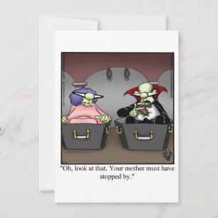 Funny Halloween Humor Greeting Card