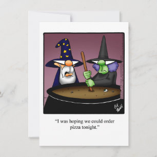 Funny Halloween Humor Greeting Card