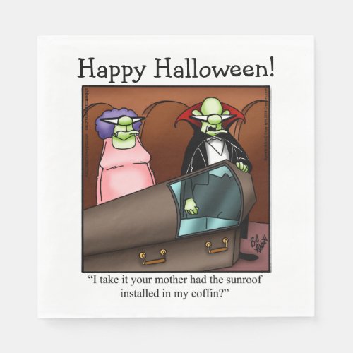 Funny Halloween Humor Luncheon Napkins 