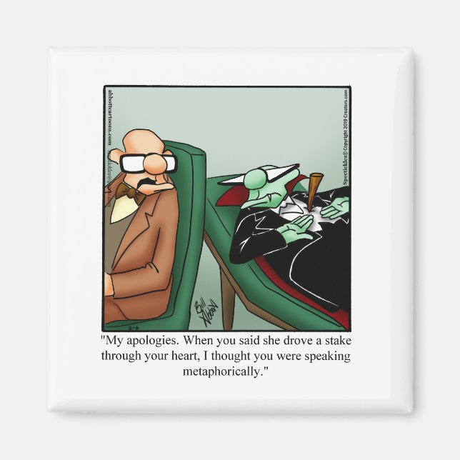 Funny Halloween Humor Magnet (Front)
