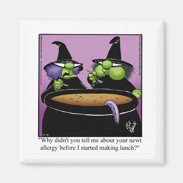 Funny Halloween Humor Magnet (Front)