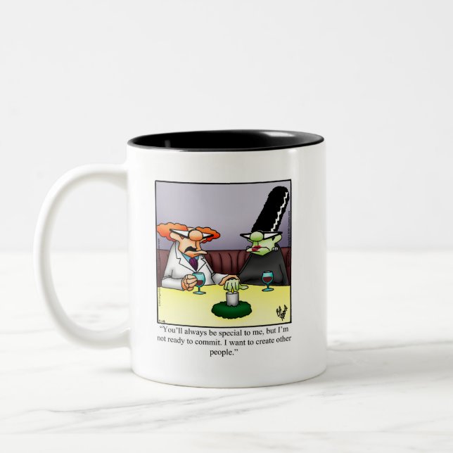 Funny Halloween Humor Mug (Left)