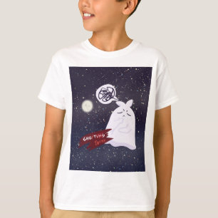 Funny Halloween Humor Overthinking Ghost T-Shirt