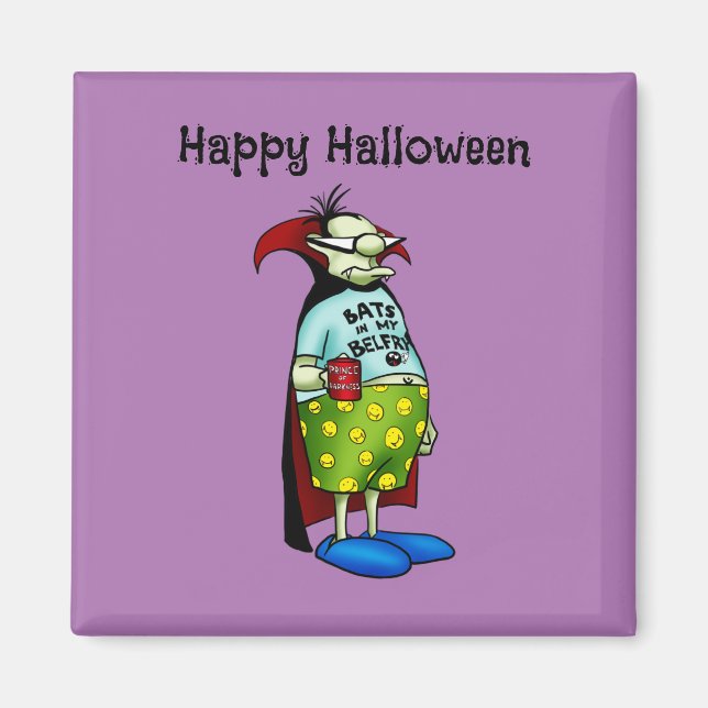Funny Halloween Humor Refrigerator Magnet  (Front)