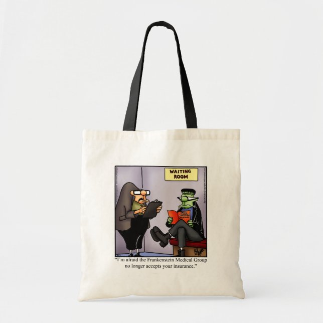 Funny Halloween Humor Tote Bag Gift (Front)