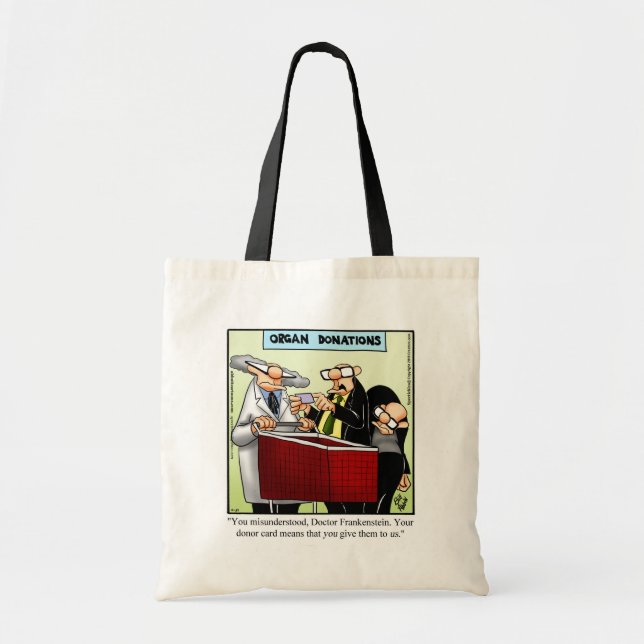 Funny Halloween Humor Tote Bag Gift (Front)