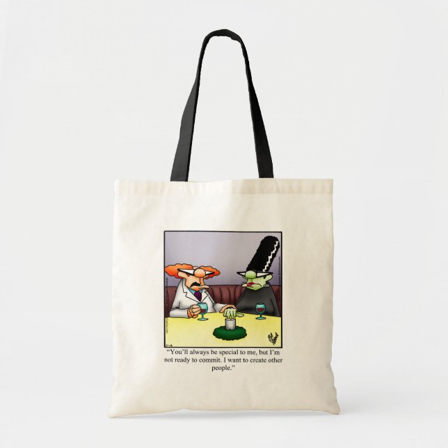 Funny Halloween Humor Tote Bag Gift (Front)