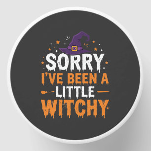 Funny Halloween Little Witchy Quote Design Mini Candle Favors