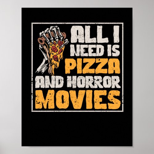Funny Halloween lover All I need Poster