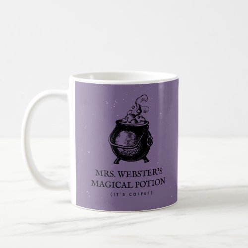 Funny Halloween magical potion purple Coffee Mug