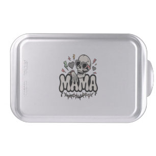 Funny Halloween Mama Cool Skull Cake Pan