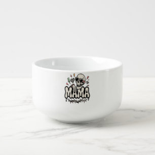 Funny Halloween Mama Cool Skull Soup Mug
