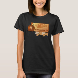 Funny Halloween Math Teacher Problem Pumpkin Pi T-Shirt