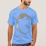 Funny Halloween Mermaid Skeleton Cool T-Shirt<br><div class="desc">Funny Halloween Mermaid Skeleton Cool .Check out our Mermaid t shirts selection for the very best in unique or custom,  handmade pieces from our clothing shops.</div>