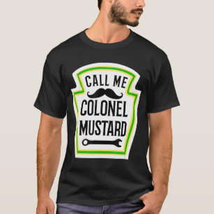 Funny Halloween Mustard Costume Colonel Mustard T- T-Shirt